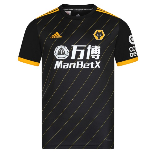Camiseta Wolves Segunda equipo 2019-20 Negro